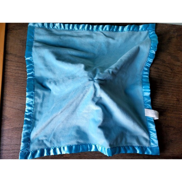 Disney Baby Mickey Mouse Blue Lovey Security Blanket Plush Soft Satin-like Edge - Picture 5 of 8